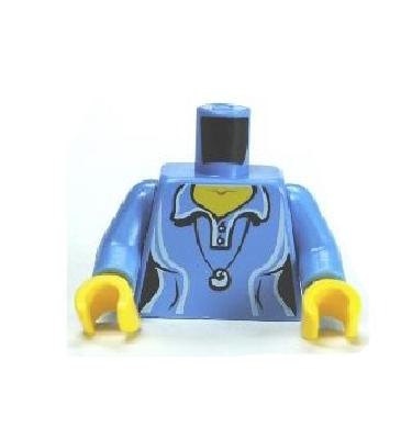 Figura felsőtest kezekkel - mintás/matricás