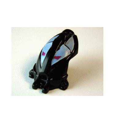 Módosított Minifigura fej (Bionicle) - mintás/matricás