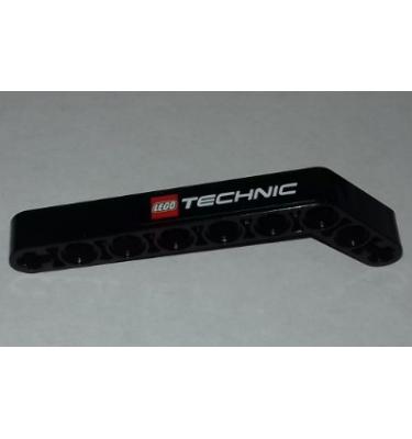 Technic hajlított emelőkar 1 x 9 - mintás/matricás
