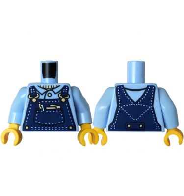 Figura felsőtest kezekkel - mintás/matricás