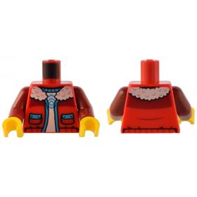 Figura felsőtest kezekkel - mintás/matricás™