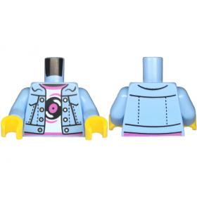 Figura felsőtest kezekkel - mintás/matricás™