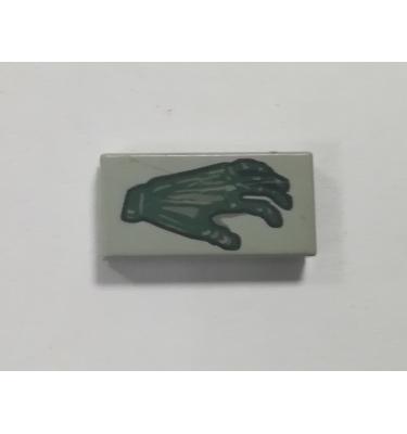 Csempe 1 x 2 - mintás/matricás