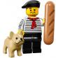 71018 LEGO® Minifigurák 17. sorozat col17-9 French Man (Connoisseur)