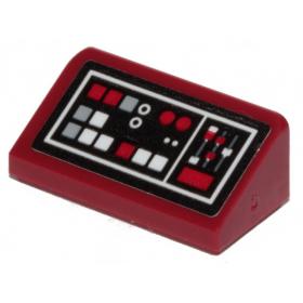 Lejtő 30° 1 x 2 x 2/3 - mintás/matricás™