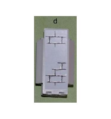 Sarok panel / fal elem 3 x 3 x 6 - mintás/matricás