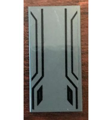 Csempe 2 x 4 - mintás/matricás