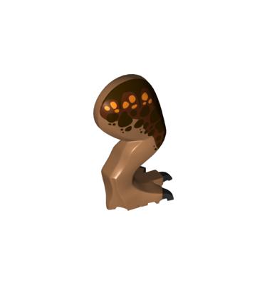 Dínó hátsó láb - T-Rex (jobb) - mintás/matricás