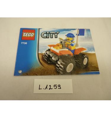 Lego City 7736 - CSAK ÖSSZERAKÁSI ÚTMUTATÓ!