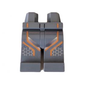 Minifigura láb - mintás/matricás™