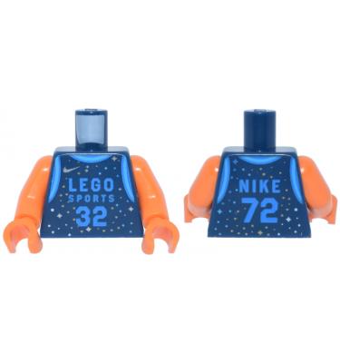 Figura felsőtest kezekkel - mintás/matricás