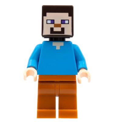 Minecraft Steve minifigura