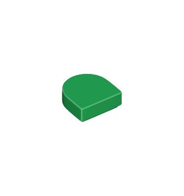 1 x 1 csempe elem, félkör