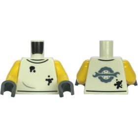 Figura felsőtest kezekkel - mintás/matricás™