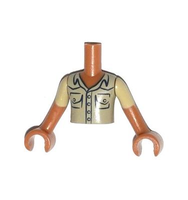 Friends figura felsőtest - mintás/matricás