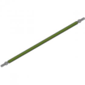 Rugalmas tömlő 8mm végekkel, sötétzöld mintával™