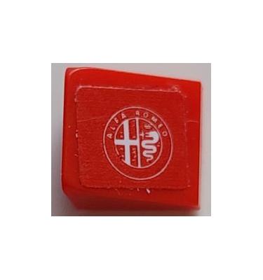 Lejtő 30° 1 x 1 x 2/3 - mintás/matricás