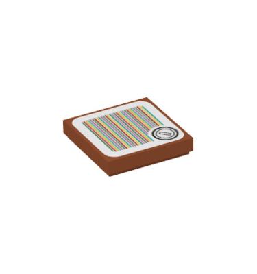 Csempe 2 x 2 - mintás/matricás