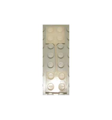 Nylon csuklós csatlakozó - Két összekapcsolt 2 x 2 lemez