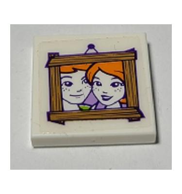 Csempe 2 x 2 - mintás/matricás