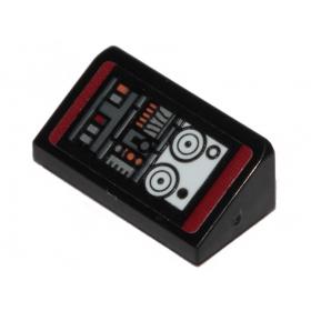 Lejtő 30° 1 x 2 x 2/3 - mintás/matricás™