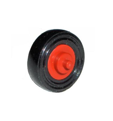 Kerék - 14mm D. x 4mm gumival