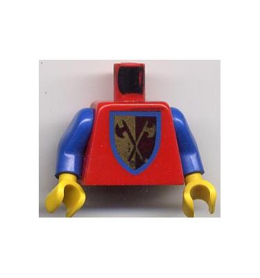 Figura felsőtest kezekkel - mintás/matricás