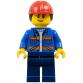 Építőmunkás minifigura