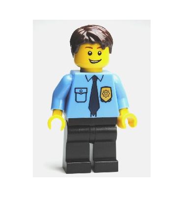 Rendőr minifigura