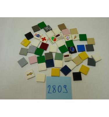 Lego 50 db-os 2x2 lapos csempe elem csomag 3068