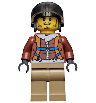 Helikopter pilóta minifigura