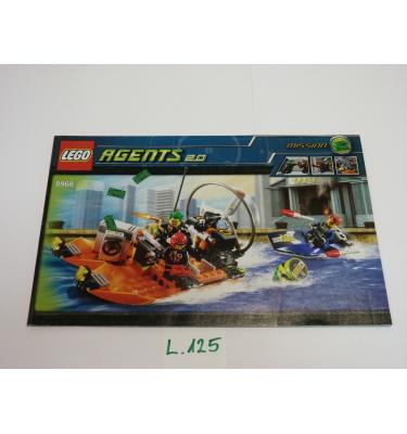 Lego Agents 2.0 8968 - CSAK ÖSSZERAKÁSI ÚTMUTATÓ