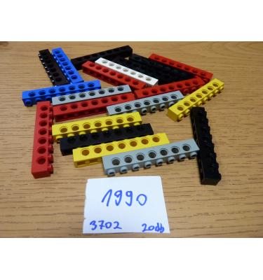 Technic elem 1x8 oldalán 7 lyukkal 3702 - 20 db