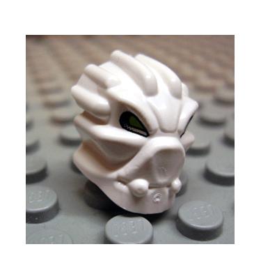 Bionicle minifigura fej, módosított (Inika Toa Matoro) - mintás/matricás
