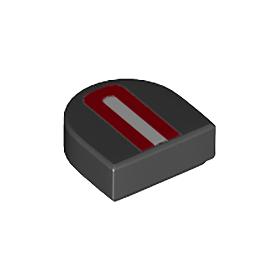 1 x 1 csempe elem, félkör - mintás/matricás™