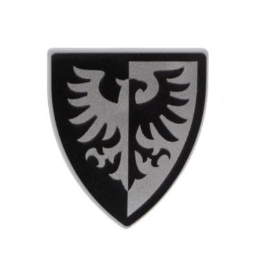 Háromszögletű pajzs - mintás/matricás