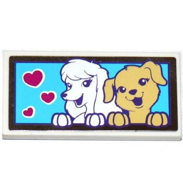 Csempe 2 x 4 - mintás/matricás