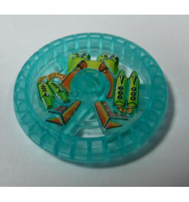 5 x 5 kerek elem - mintás/matricás