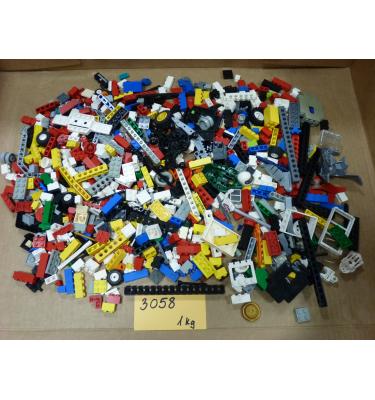 1 kg vegyes LEGO® elem használt, karcos, elszíneződött (rágásnyom előfordulhat)