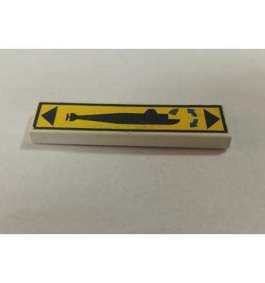 Csempe 1 x 4 - mintás/matricás