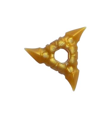 Minifigura Shuriken dobócsillag (bordázott markolat)