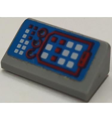 Lejtő 30° 1 x 2 x 2/3 - mintás/matricás