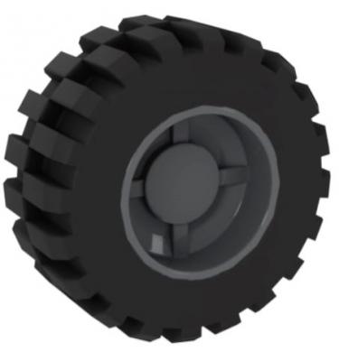 Kerék, 18mm D. x 14mm felni gumival