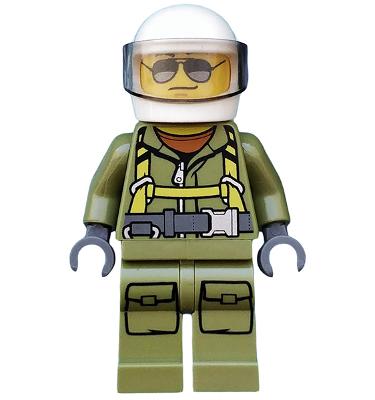 Vulkán felfedező minifigura