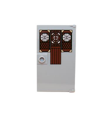 Ajtó 1 x 4 x 6, fogantyúval - mintás/matricás