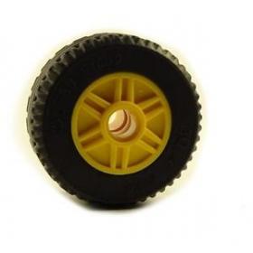 Kerék 18mm D. x 14mm, fekete 30.4 x 14 gumiabronccsal™
