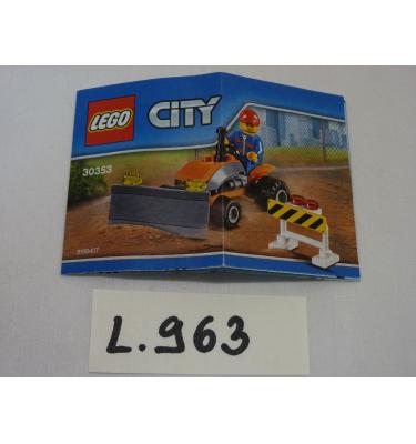 Lego City 30353 - CSAK ÖSSZERAKÁSI ÚTMUTATÓ!
