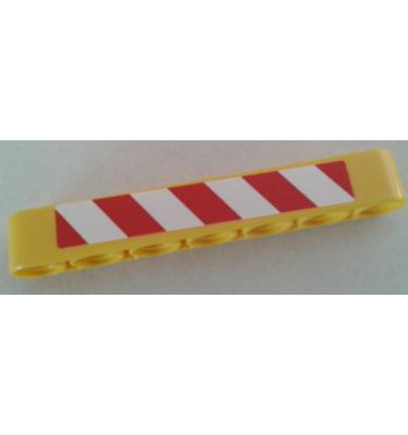 Technic emelőkar 1 x 7 - mintás/matricás