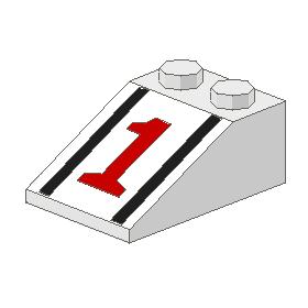 Lejtő 3 x 2 (33°) - mintás/matricás™