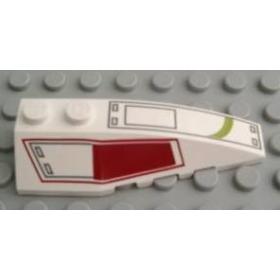Ék elem 6 x 2 (jobb) - mintás/matricás™